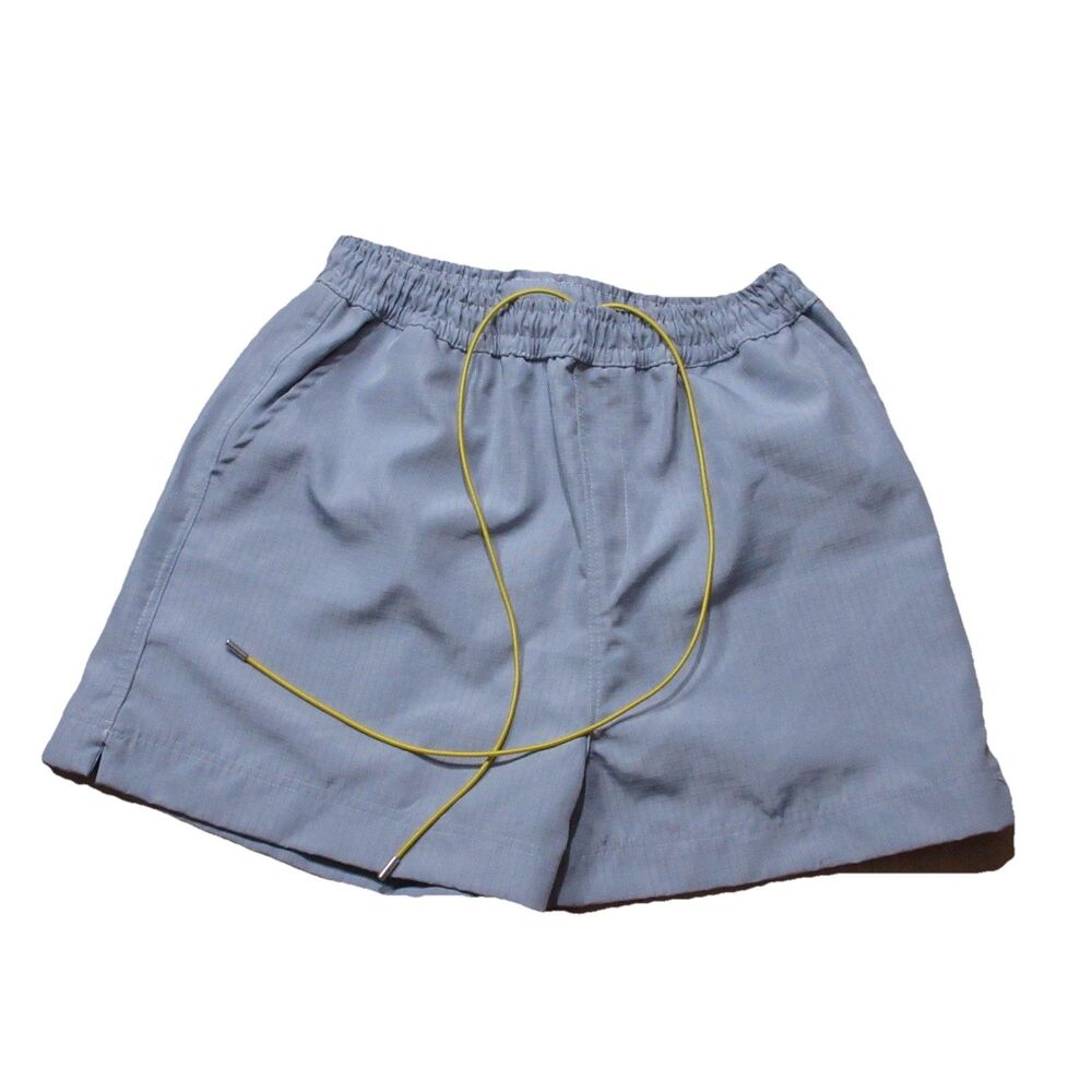 MNML Gray Men’s 100% Cotton Drawstring Shorts Size Medium Streetwear 2.5”